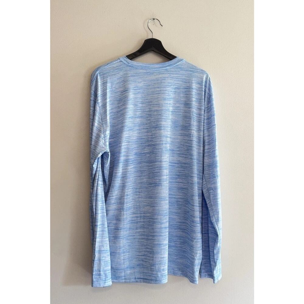 Nike Jordan North Carolina Tar Heels Shirt Mens XL Blue Dri-FIT Long Sleeve - Picture 2 of 11